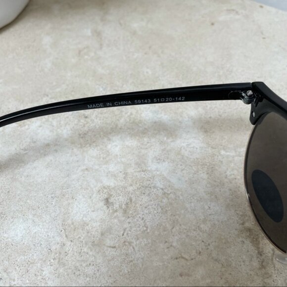 AJ Morgan blue mirrored black frame sunglass NIP - Picture 7 of 7